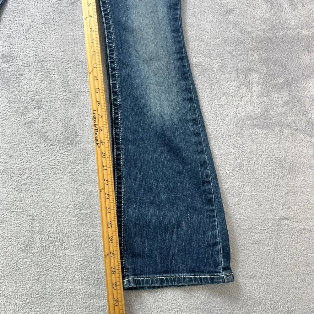 Ariat R.E.A.L. Low Rise Stretch Rosy Whipstitch Boot Cut Jeans 27 Lakeshore Wasg - Picture 8 of 9